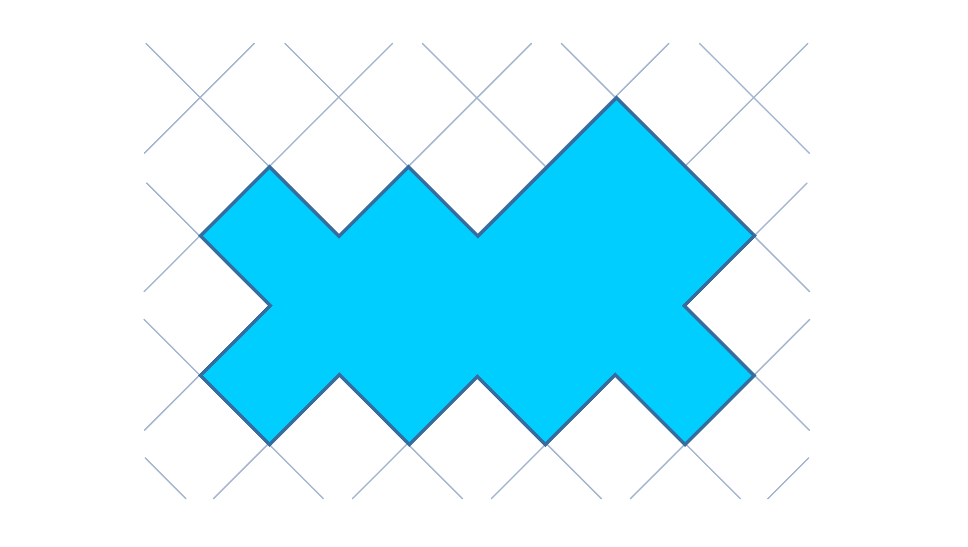 иллюстрация к головоломке Мартина Гарднера The Mad Cut