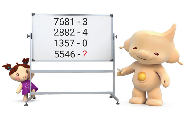 математическая головоломка с числами для детей