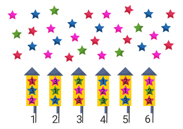 математическая головоломка фейерверк