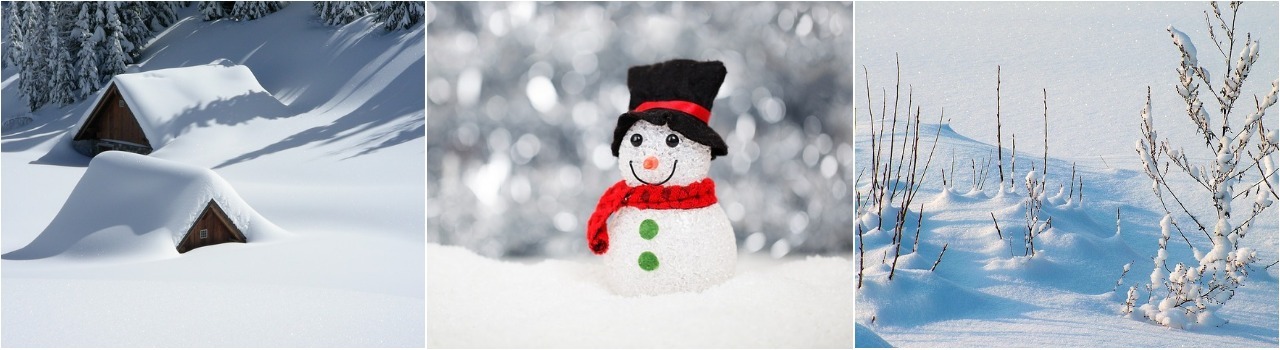 зимний коллаж