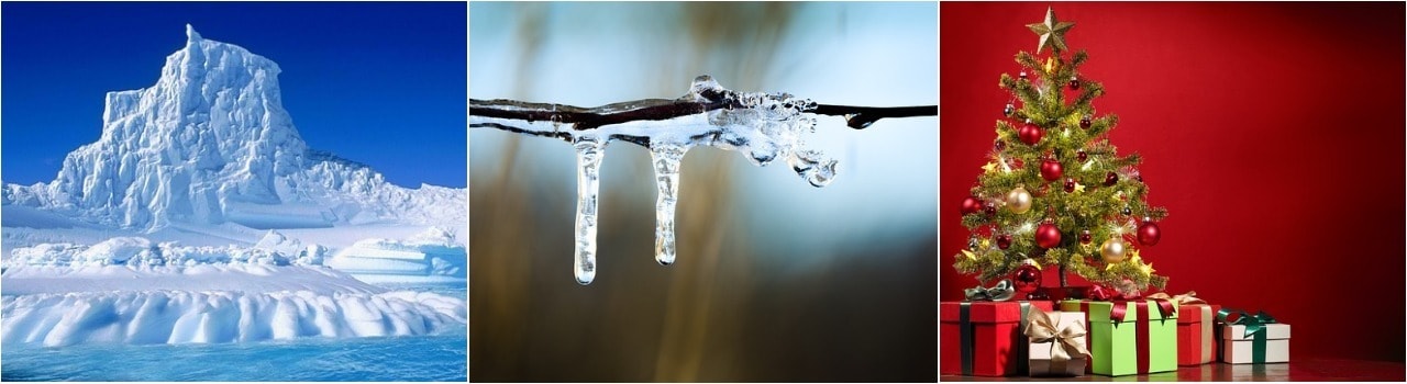 зимний коллаж