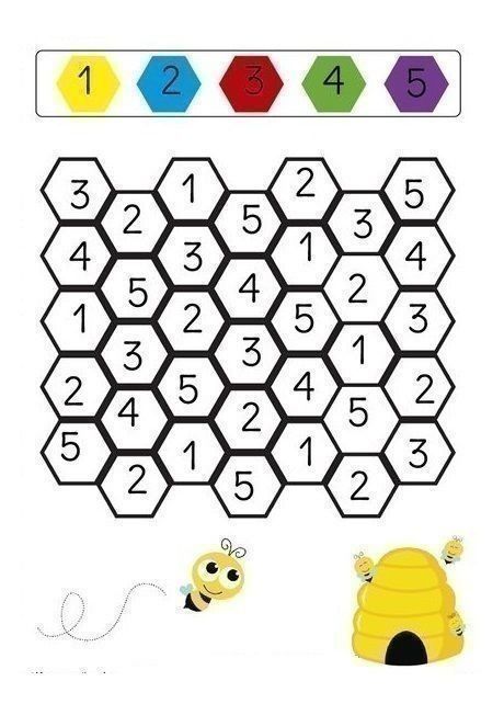 Домашнее задание по логике и домашнее задание по математике для детей 5-6 лет (бесплатная распечатка)